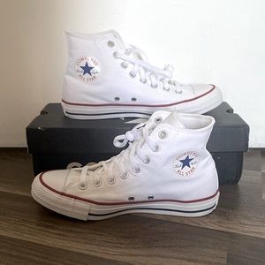 All star white converse
